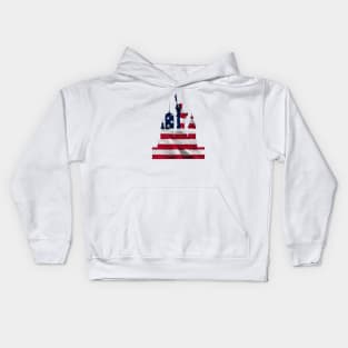 USA T-shirt Kids Hoodie